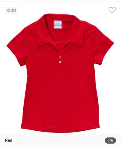 Solid Button Polo w/cami tank